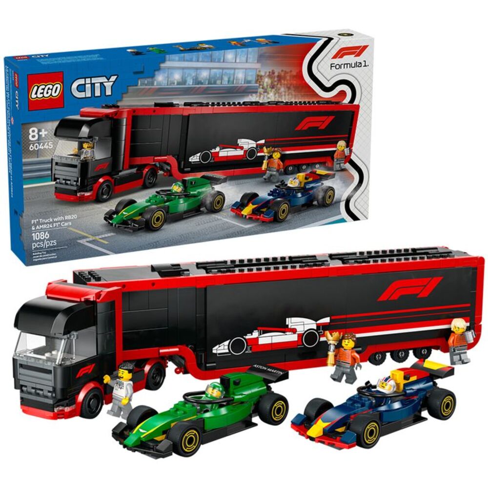 LEGO® City Formula 1 F1® Truck with RB20 & AMR24 F1® Cars 60445  COLLECTIBLES